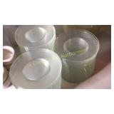 100  8" Clear Salad Plates