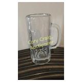 Lot of 12  7 1/4" Handled Beer Mugs