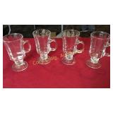 Lot of 4- Irish Coffee Mugs