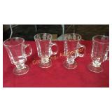 Lot of 4- Irish Coffee Mugs