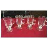 Lot of 4- Irish Coffee Mugs