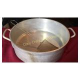 NSF 18qt. Heavy Duty Aluminum Brazier Pan with