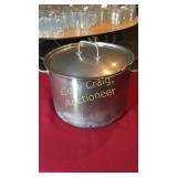 Stock Pot With Lid 11 1/2" Wide 8" Deep