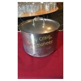 Stock Pot With Lid 11 1/2" Wide 8" Deep