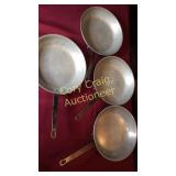 4 Skillets 10 1/2"