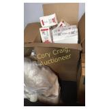 Large box and bag of GFS Napkins