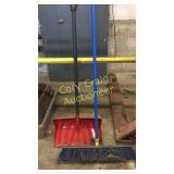 Snow Shovel and Push Broom