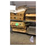 8 Boxes, some partial of 18x18 Square carpet