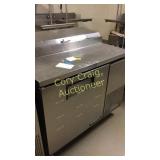 True Stainless Steel Prep Station Cooler 44 5/8"