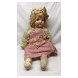 Unmarked Vintage Composite Doll BASEMENT