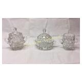 3 Pieces Fostoria Captain Kid BASEMENT