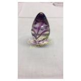 Glass Eye GES 99 Egg Paperweight BASEMENT