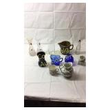 Black Amethyst, Sponge Ware, Colt Blue, Vases 
,