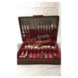 Silver Plate dinner Set NOT ALL SAME PATTERN AND