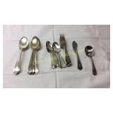 W.M. Rodgers Silver Plate 
6 Forks 
1 Butter