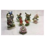 Group of Lefton Bird Figures and More BASEMENT