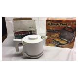 Rival Hot Express Teapot and Magic Chef Pizzelle