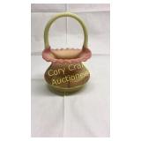 Fenton Burmese Vase BASEMENT