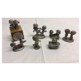 Hallmark Pewter Miniature Collectors Figures