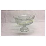 Fostoria Coin Glass Compote BASEMENT