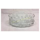 Fostoria Coin Glass Oval Bowl Basement