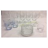 Group of misc glassware Basement