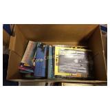 Box of Travel Books and 1940 Sears Roebuck