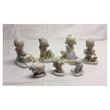 Precious Moments with boxes Basement