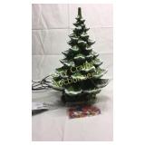 Vintage 3 Piece Tier Lighted Christmas Tree with