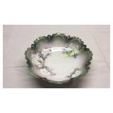RS Prussia Hand Painted Bowl Basement