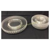 4 Candlewick Dinner Plates and 11 bread plates