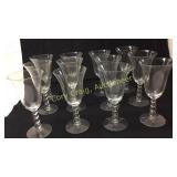 Lot of 12 Candlewick Goblets Basement