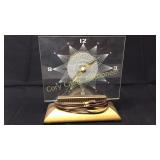 Vintage Mastercrafters Lighted Clock Works