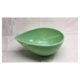 Fireking Jadeite Tear Drop Shaped Bowl BASEMENT