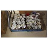 2 Flats of Misc Coffee cups Basement