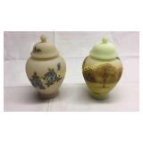 2 Fenton Ginger Jars Basement