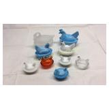 Assorted Hen on Nest Basement