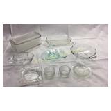 Lot of misc Glassware including Refrigerator Dish