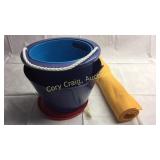 Buckets and Shamee Cloth Basement