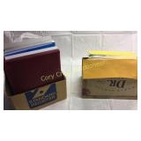 2 Boxes of misc file folders and expandable file