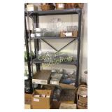 1 Gray Metal Shelf 6