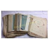 Group of Sheet Music Basement