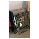 Four Folding Chairs Basement