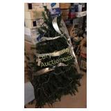 4 1/2 ft. Lighted Christmas tree Basement