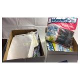 2 Boxes Pillow Foam, misc fabrics and more