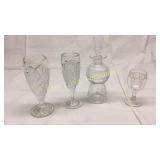 EAPG Glassware including Edinburg Scotland