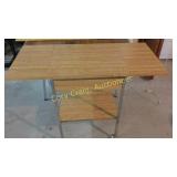 Rolling Fold Down Table Basement