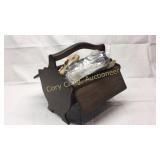 Vintage Sewing box with Contents Basement