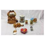 Lot of Garfield Items Basement