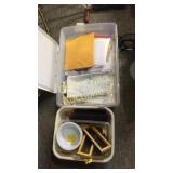 Group of paper making supplies Basement